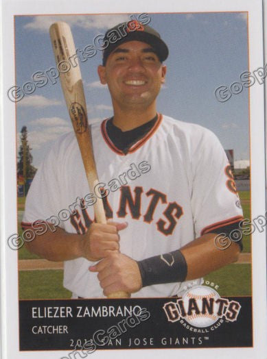 2013 San Jose Giants Eliezer Zambrano