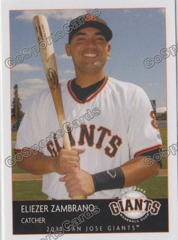 2013 San Jose Giants Eliezer Zambrano