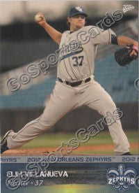 2012 New Orleans Zephyrs Elih Villanueva
