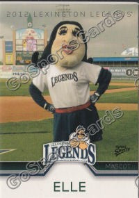 2012 Lexington Legends Elle Mascot