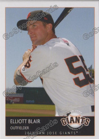 2013 San Jose Giants Elliott Blair
