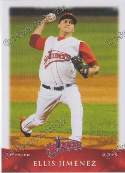 2014 Lowell Spinners Ellis Jimenez