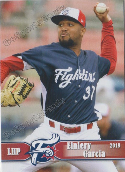 2018 Reading Fightin Phils Elniery Garcia