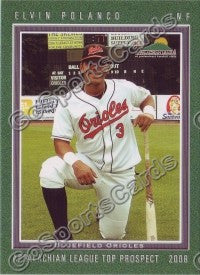 2008 Appalachian League Top Prospects Elvin Polanco