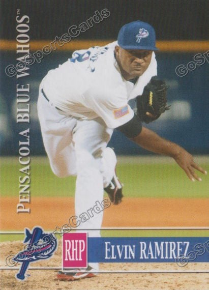 2014 Pensacola Blue Wahoos Elvin Ramirez