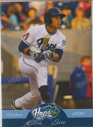 2013 Hillsboro Hops Elvin Soto