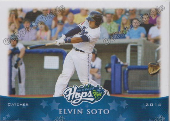 2014 Hillsboro Hops Elvin Soto