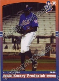 2008 St Lucie Mets Emary Frederick