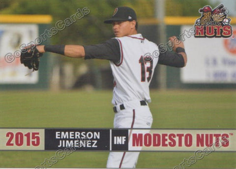 2015 Modesto Nuts Emerson Jimenez