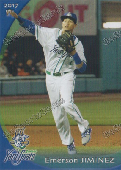 2017 Hartford Yard Goats Emerson Jimenez