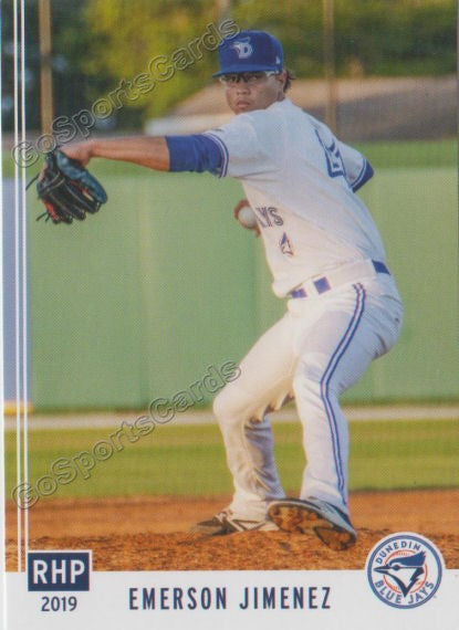 2019 Dunedin Blue Jays Emerson Jimenez