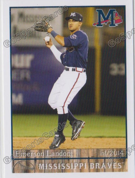 2014 Mississippi Braves Emerson Landoni