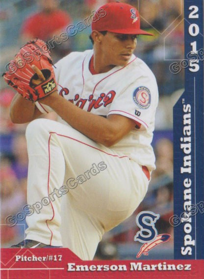 2015 Spokane Indians Emerson Martinez