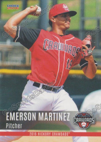2016 Hickory Crawdads 2nd Emerson Martinez
