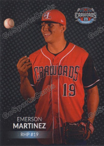 2017 Hickory Crawdads Emerson Martinez