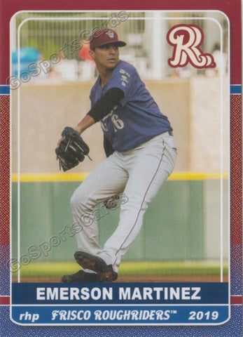 2019 Frisco RoughRiders Emerson Martinez