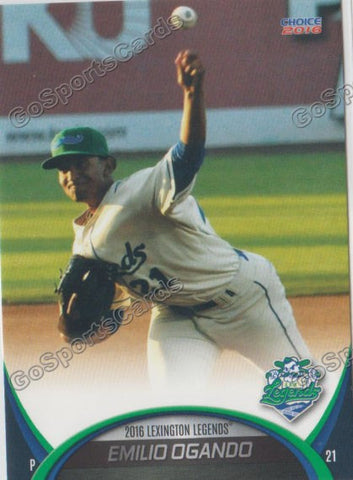 2016 Lexington Legends Emilio Ogando