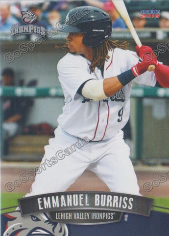2016 Lehigh Valley IronPigs Emmanuel Burriss
