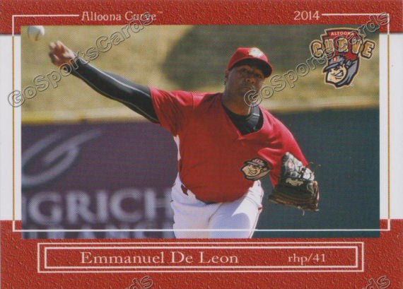 2014 Altoona Curve Emmanuel De Leon