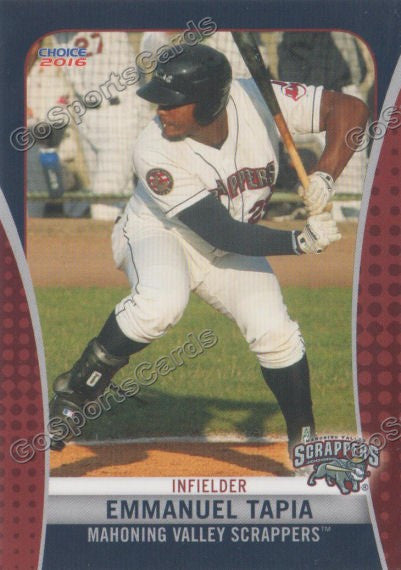 2016 Mahoning Valley Scrappers Emmanuel Tapia