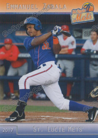 2017 St Lucie Mets Enmanuel Zabala
