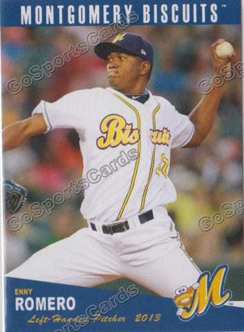 2013 Montgomery Biscuits Enny Romero