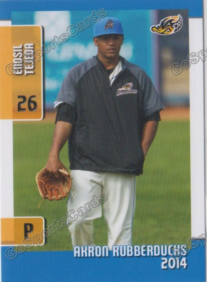 2014 Akron RubberDucks Enosil Tejeda