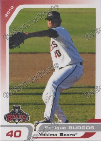 2012 Yakima Bears Enrique Burgos