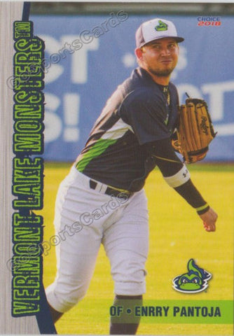 2018 Vermont Lake Monsters Enrry Pantoja