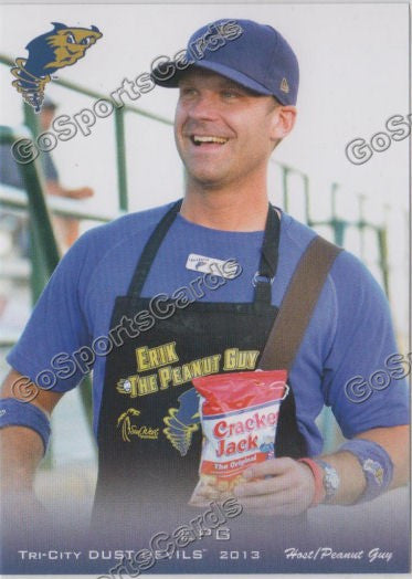 2013 Tri City Dust Devils EPG Erik the Peanut Guy