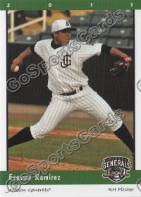 2011 Jackson Generals Erasmo Ramirez