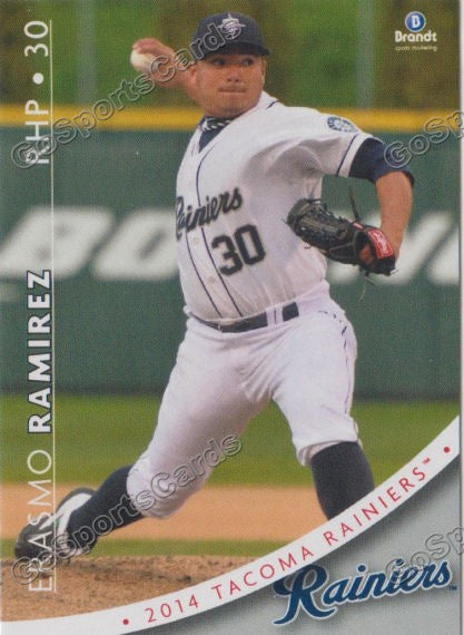2014 Tacoma Rainiers Erasmo Ramirez