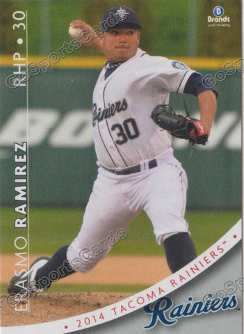 2014 Tacoma Rainiers Erasmo Ramirez