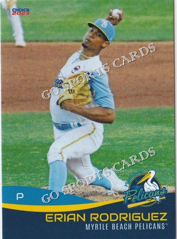 2023 Myrtle Beach Pelicans Erian Rodriguez