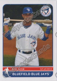 2012 Bluefield Blue Jays Eric Arce