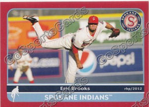 2012 Spokane Indians Eric Brooks