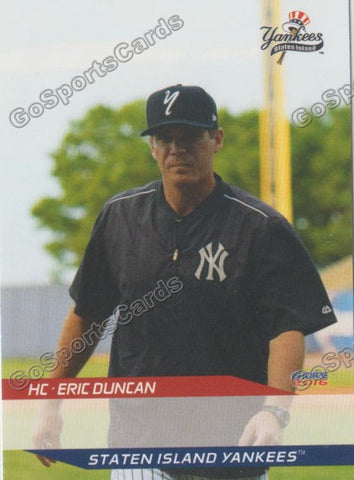 2016 Staten Island Yankees Eric Duncan