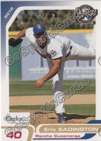 2012 Rancho Cucamonga Quakes Eric Eadington
