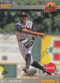 2012 Nashville Sounds Eric Farris