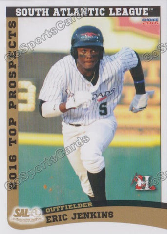 2016 South Atlantic League Top Prospect Eric Jenkins
