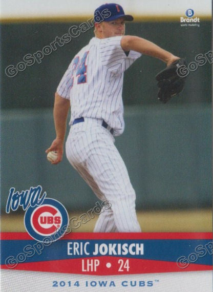 2014 Iowa Cubs Eric Jokisch