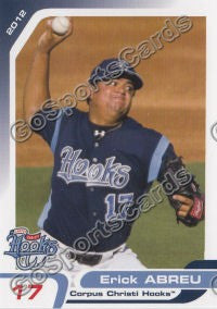 2012 Corpus Christi Hooks Erick Abreu