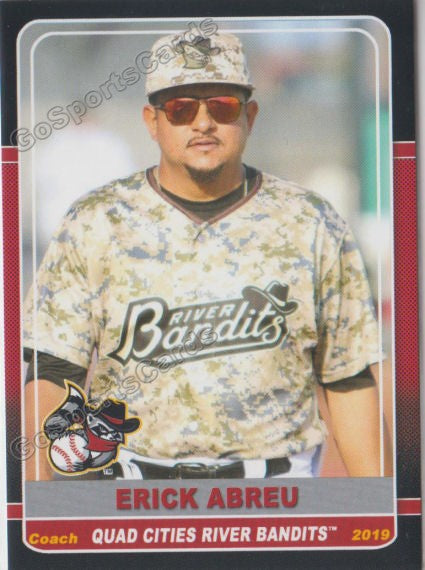 2019 Quad Cities River Bandits Erick Abreu