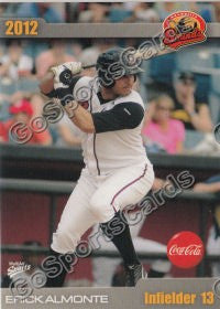 2012 Nashville Sounds Erick Almonte