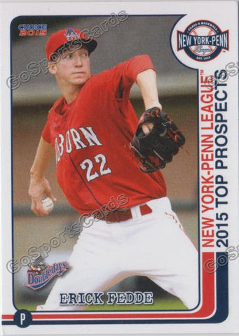 2015 New York Penn League Top Prospect NYPL Erick Fedde