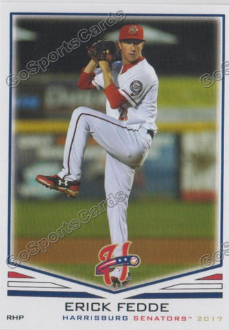 2017 Harrisburg Senators Erick Fedde