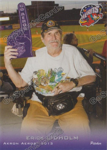 2013 Akron Aeros Erick Lidholm