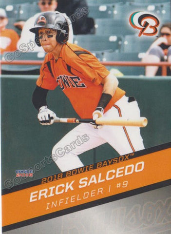 2018 Bowie Baysox Erick Salcedo