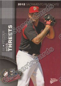 2012 Sacramento River Cats Erick Threets