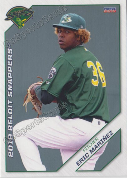 2019 Beloit Snappers Eric Marinez